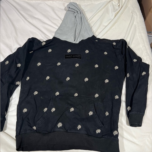 Darc Sport Black and Gray Patterned Hoodie - Picture 1 of 3